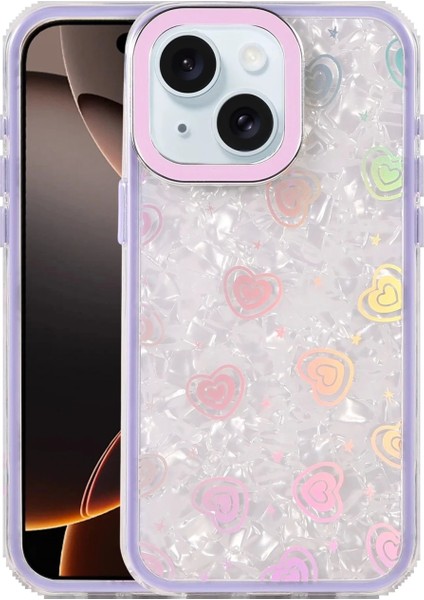 Apple iPhone 14 Lumi Desenli Kapak - Mor