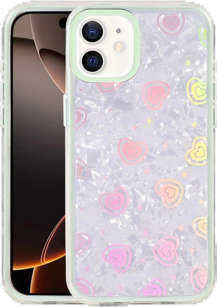 Apple iPhone 11 Lumi Desenli Kapak - Yeşil