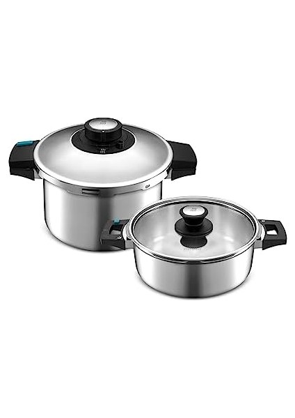 Quick And Safe Indüksiyon Tabanlı Düdüklü Tencere Seti 4+6 Lt modelleri