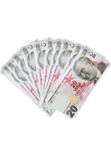 200 Adet 20 Tl Geçersiz Yazılı Para Düğün Nikah Film Parti Şaka Malzemesi