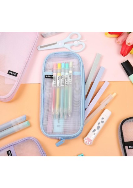 Angoo Special Şeffaf Fileli Geniş Kapasiteli Lüx Sevimli Hediyelik Kalemlik Cüzdan Okul Öncesi fiyatları