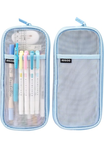 Angoo Special Şeffaf Fileli Geniş Kapasiteli Lüx Sevimli Hediyelik Kalemlik Cüzdan Okul Öncesi modelleri