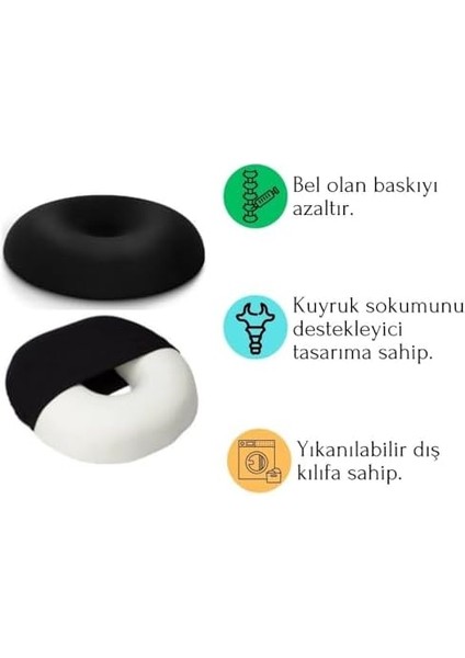 Ortopedik Oturma Simidi - Hemoroid, Basur ve Kıl Dönmesi Için Destekleyici Minder | Ev, Ofis ve Araç Kullanımına Uygun Ergonomik Yastık modelleri