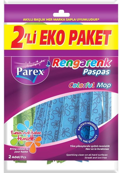 Rengarenk Paspas 1 Paket (1 x 2 Adet)
