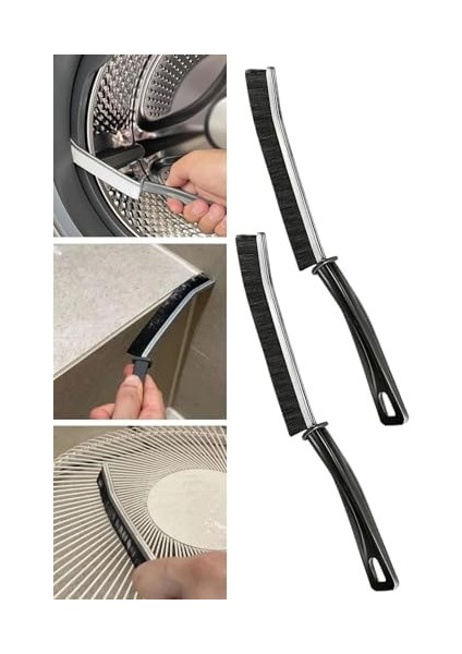 Outlet 2li Çok Amaçlı Multi Ince Temizlik Fırçası Derz Arası Banyo Mutfak Lavabo Detay Temizleme Fırçası modelleri