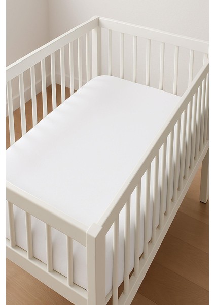 2 Adet 70 x 120 x 20 cm Anne Yanı Lastikli Penye Kumaş Bebek Çarşafı indirimleri