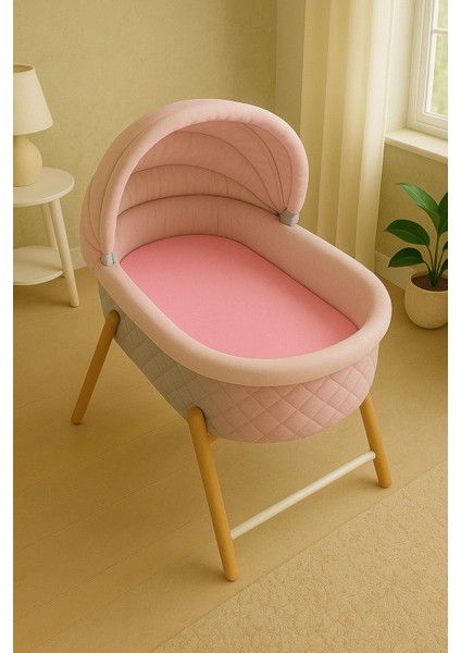 2 Adet 70 x 120 x 20 cm Anne Yanı Lastikli Penye Kumaş Bebek Çarşafı fırsatları