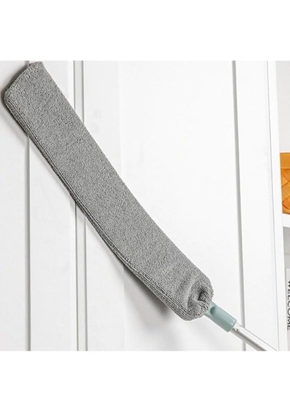 Mikrofiber Başlıklı Girintili Yüzey Temizleme Mopu Toz Alma Fırçası