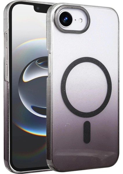 Apple iPhone 16E Glossy Magsafe Kapak - Siyah