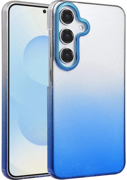 Samsung Galaxy A25 5g Glossy Kapak - Mavi