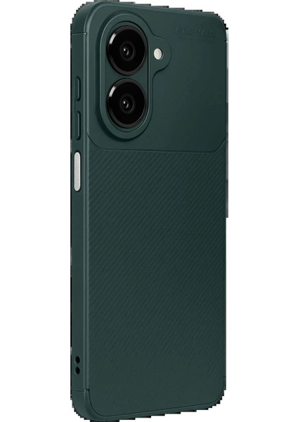 Samsung Galaxy A07 Auto Focus Karbon Kapak - Koyu Yeşil