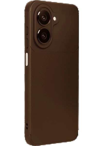 Samsung Galaxy A07 Auto Focus Karbon Kapak - Kahverengi modelleri