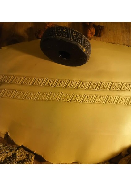 1,5 cm Desen 5 cm Çap Doku Rulosu-Doku Kil Tekerleği 3