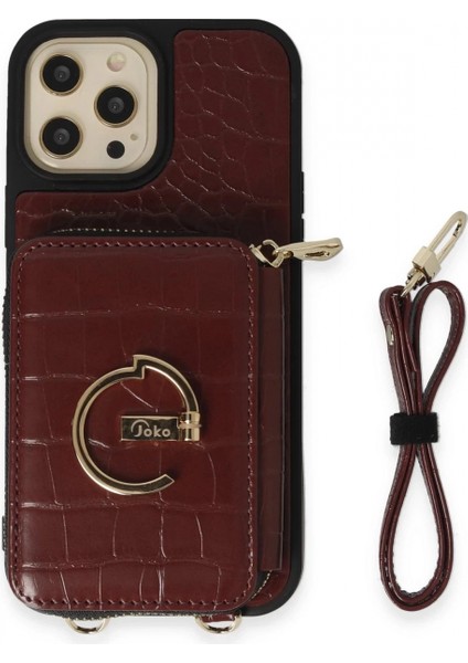 iPhone 13 Pro Kılıf Ermes Kapak - Bordo fiyatları