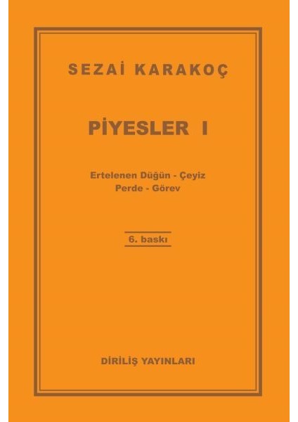 Piyesler 1
