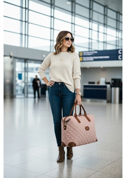 GK74 Nakışlı Valiz Seyahat Tatil Bavulu