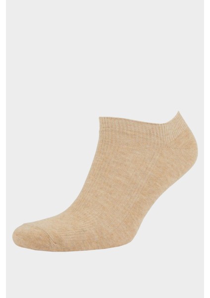 Kadın Rahat Lastikli 7'li Pamuklu Patik Çorap F5657AXNS fırsatları