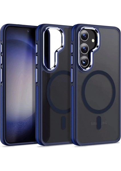 Samsung Galaxy S24 Winner Magsafe Kapak - Lacivert