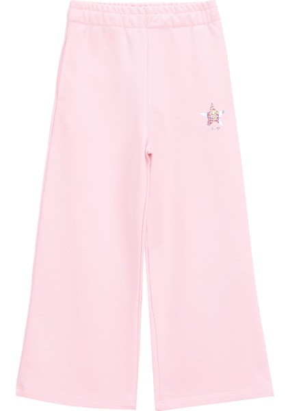 Ispanyol Paça Pembe Kız Çocuk Eşofman Altı J5WG-EA7586