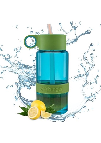 Narenciye Limon Sıkmalı Pratik Detoks Toksin Atıcı Su Matarası Spor Şişesi (4741) modelleri