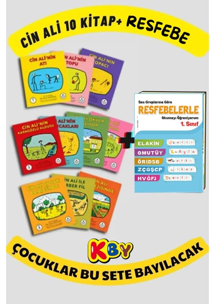 Cin Ali 10 Kitap Seti – Çocuklar İçin Eğlenceli ve Eğitici Hikaye Serisi fiyatları