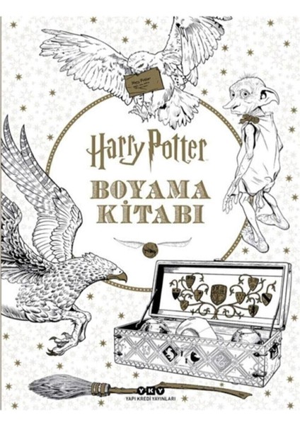 Harry Potter Boyama Kitabı – Hazel Bilgen İllüstrasyonlarıyla, 7-12 Yaş Çocuklara Özel