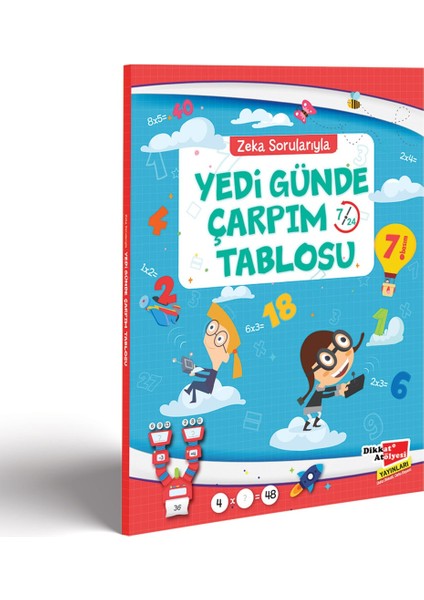 Dikkat Atölyesi 6-8 Yaş Çocuklar İçin Kolay Öğrenme Yöntemiyle Çarpım Tablosu ve Bölme İşlemi 3 Kitap Seti - Hüseyin Demir