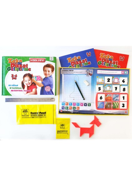 3-6 Yaş Okul Öncesi Dikkat ve Zeka Geliştirme Seti – Ciltli, Büyük Boy, 100 Sayfa Türkçe Eğitim Kitabı indirimleri