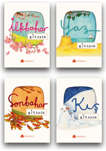 4'lü Mevsimler Kitap Seti – 6 Ay-3 Yaş Arası Bebek ve Çocuklar İçin Eğitici Seri fiyatları