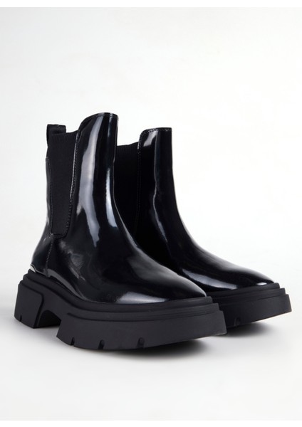 Deri Siyah Kadın Bot K4400981 fiyatları