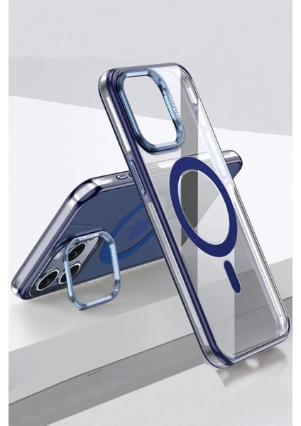iPhone 15 Pro Drop Magsafe Kapak - Lacivert