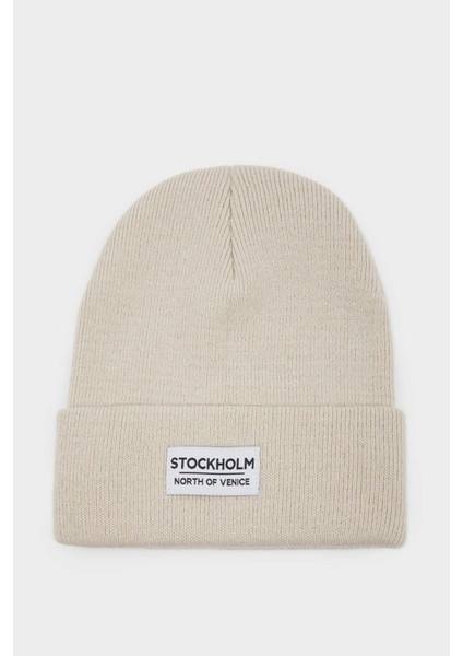 Kadın Dokuma Etiketli Bere A5655AX25WN