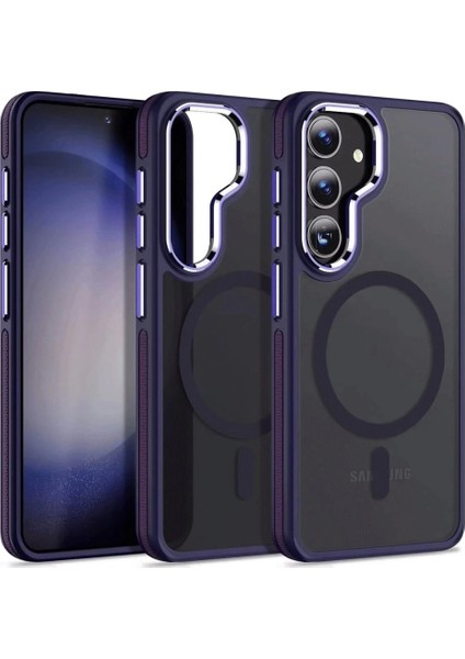 Samsung Galaxy S24 Winner Magsafe Kapak - Derin Mor