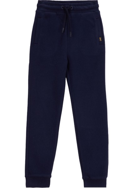 Lastikli Paça Lacivert Erkek Çocuk Eşofman Altı J5WB-EA7898