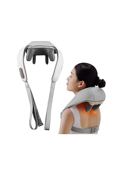 Coverzoe Boyu Masaj Aleti Bacak ve Omuz Masajı Şarjlı Fizyoterapi Masaj Boyu Rahatlatma Diledirici