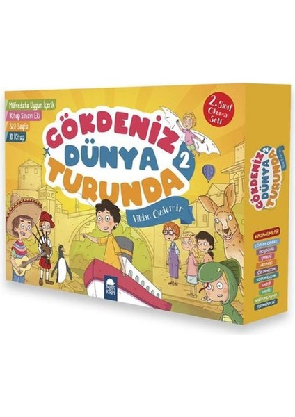 Gökdeniz Dünya Turunda 2 - 2.sınıf Okuma Seti (10 Kitap Takım)