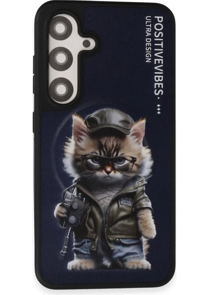 Samsung Galaxy S24 Fun Magsafe Kapak - Lacivert