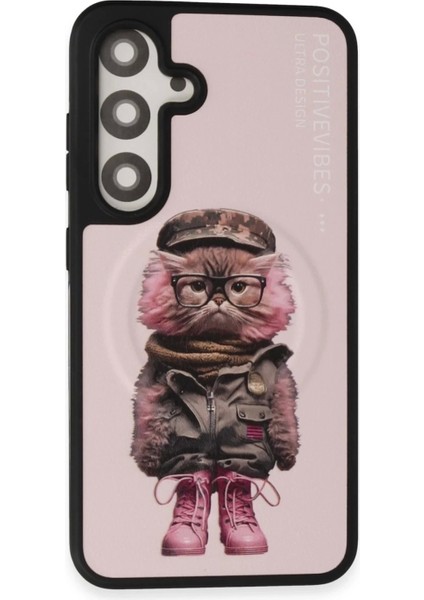 Samsung Galaxy S24 Fun Magsafe Kapak - Pembe