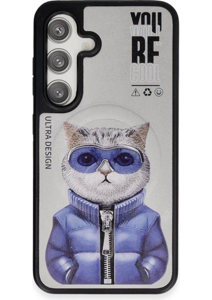 Samsung Galaxy S24 Fun Magsafe Kapak - Titan Gri-2