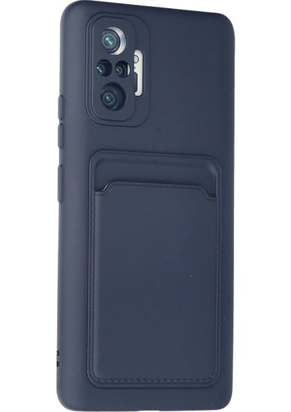 Xiaomi Redmi Note 10 Pro Kılıf Kelvin Kartvizitli Silikon - Lacivert fiyatları