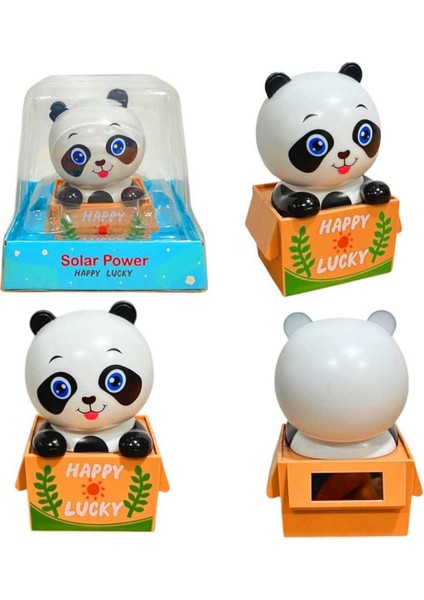 sallanan,dans Eden Şanslı Sevimli Panda Dekoratif Eşya Güneş Enerjili modelleri