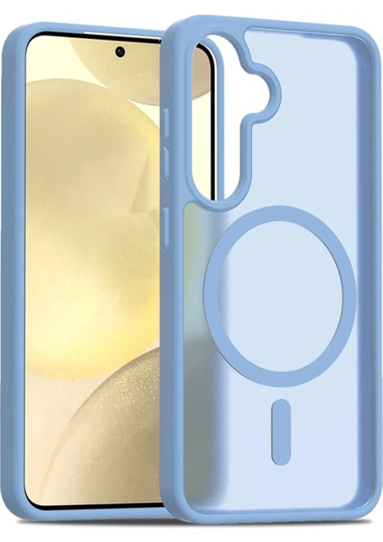 Samsung Galaxy S24 Jota Magsafe Kapak - Açık Mavi modelleri