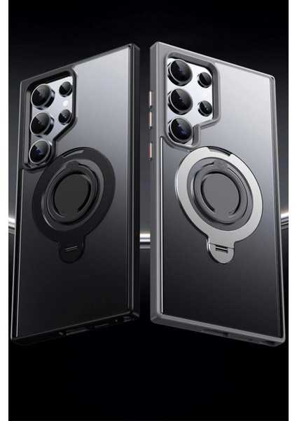 Samsung Galaxy S24 Avatar 360 Dönen Magsafe Kapak - Titan Gri fiyatları