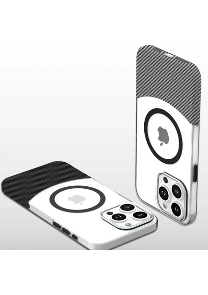 iPhone 16 Pro Carbon Puzzle Magsafe Kapak - Gri fiyatları