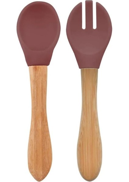 Nessiworld Mama Kaşığı ve Çatal Seti Velvet Rose