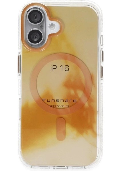 iPhone 16 Phantom Magsafe Kapak - Gold