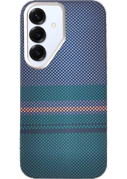 Samsung Galaxy S25 Besa Magsafe Kapak - Mavi