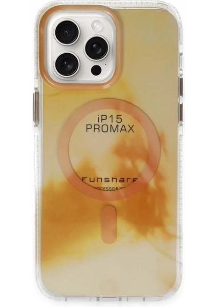 iPhone 15 Pro Max Phantom Magsafe Kapak - Gold