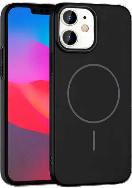 iPhone 11 Broş Magsafe Kapak - Siyah