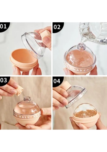 Hunili Altı Silikon Kolay Çıkabilen Büyük Boy Küre Buzluk (3791) indirimleri